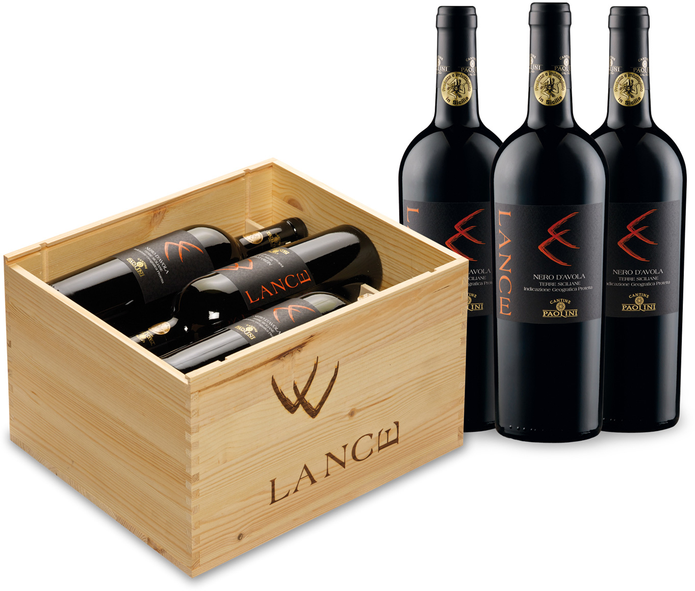 Lance Nero d'Avola Sicilia DOC in 6er HK