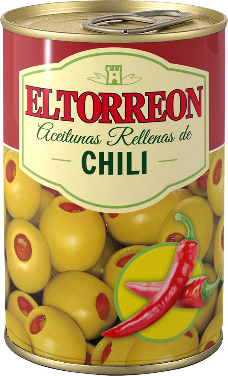 Aceitunas Rellenas de Chili