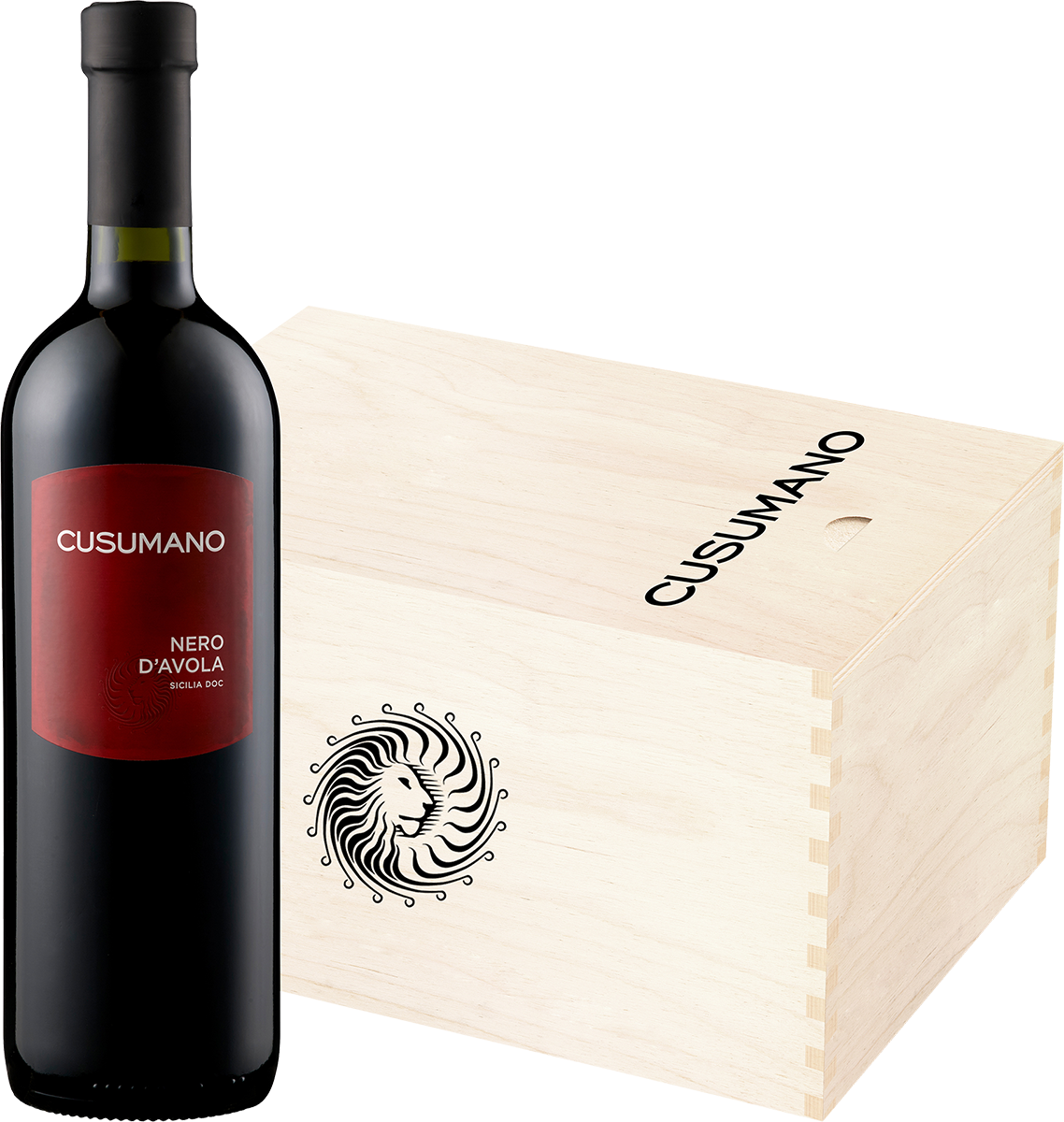 Nero d'Avola Sicilia DOC - in 6er Holzkiste -