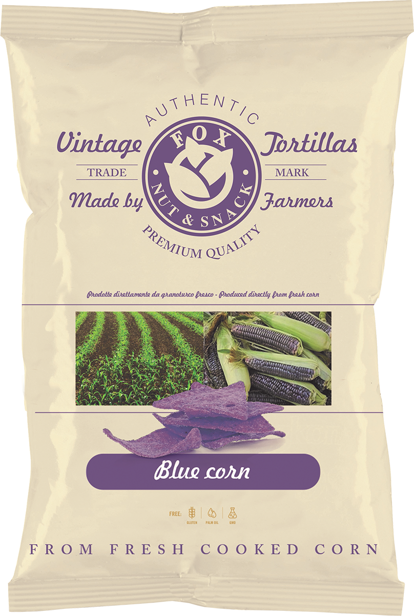Vintage Tortillas Mais blu