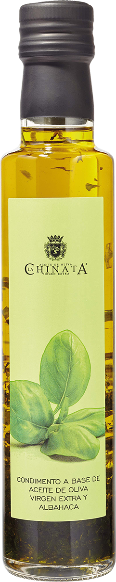 Aceite de Oliva Virgen Extra con Albahaca