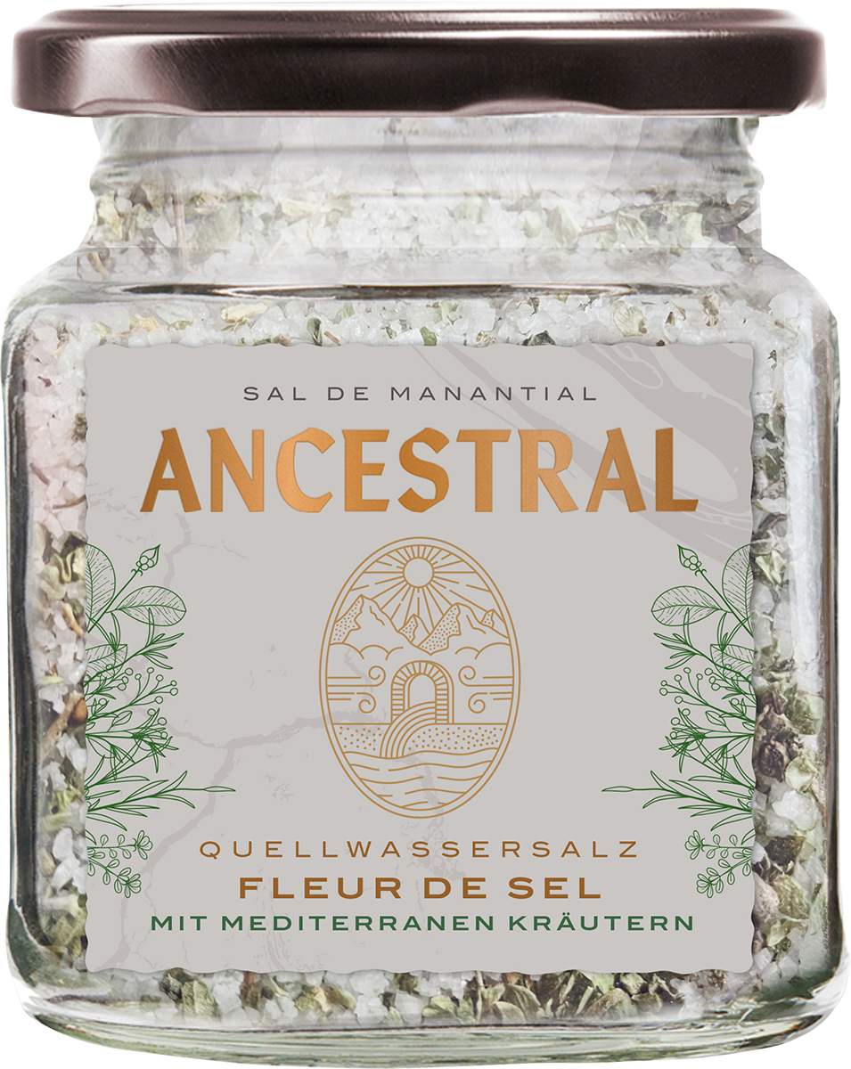 Ancestral Fleur de Sel Mediterranea im Glas