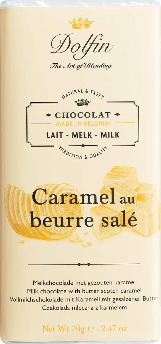 Vollmilch mit Karamell und gesalzener Butter